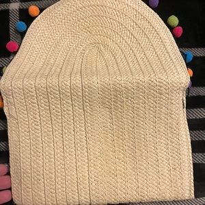 Euc straw clutch bought from boutique